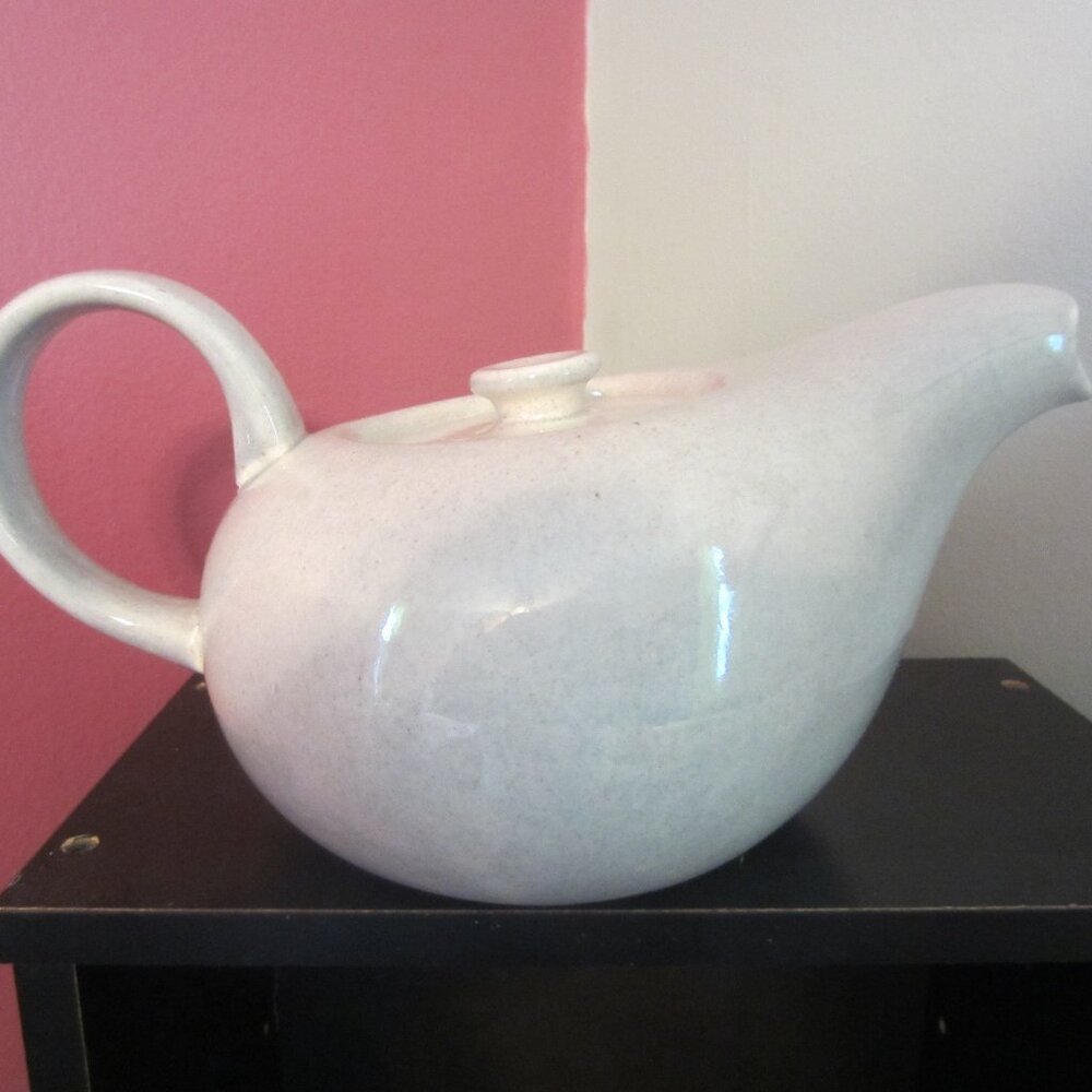 Russel Wright Granite Gray Teapot w/Lid ~ AWESOME CONDITION!